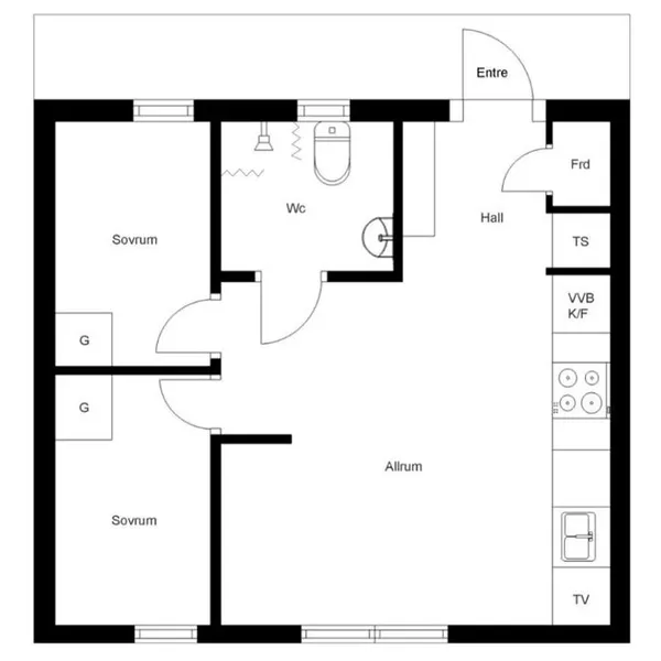 Ranch Mellanstuga R64